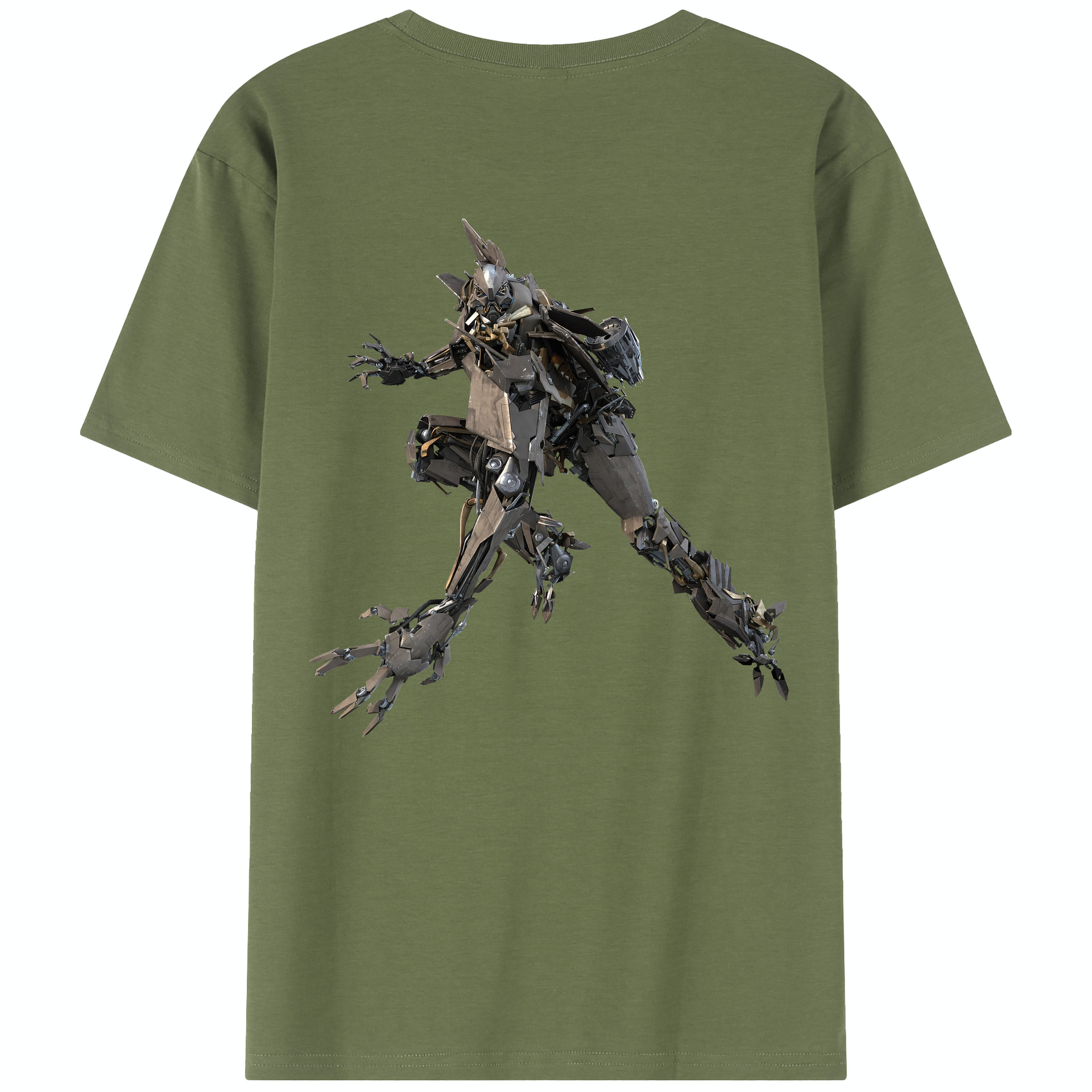 （画像用） Transformers トランスフォーマー 綿100％半袖Tシャツ（背面プリント）
